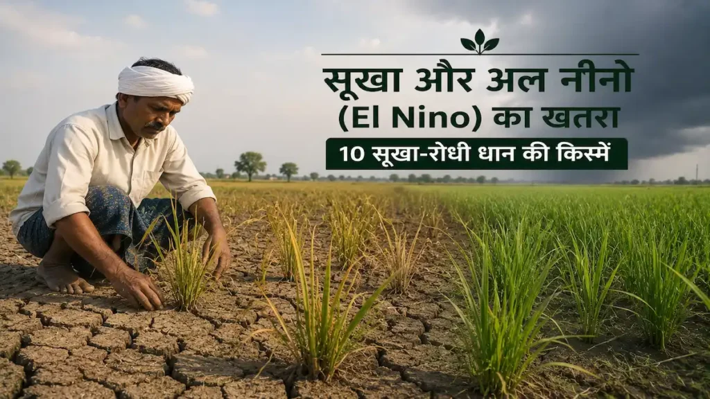 सूखा-रोधी धान की किस्में