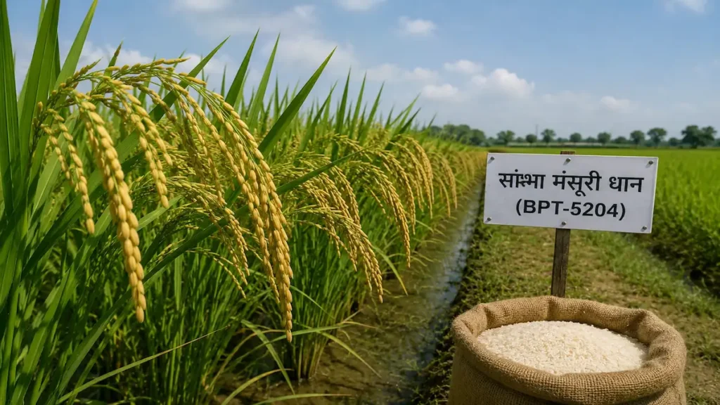 सांभा मंसूरी, Samba Mahsuri, BPT-5204 paddy variety