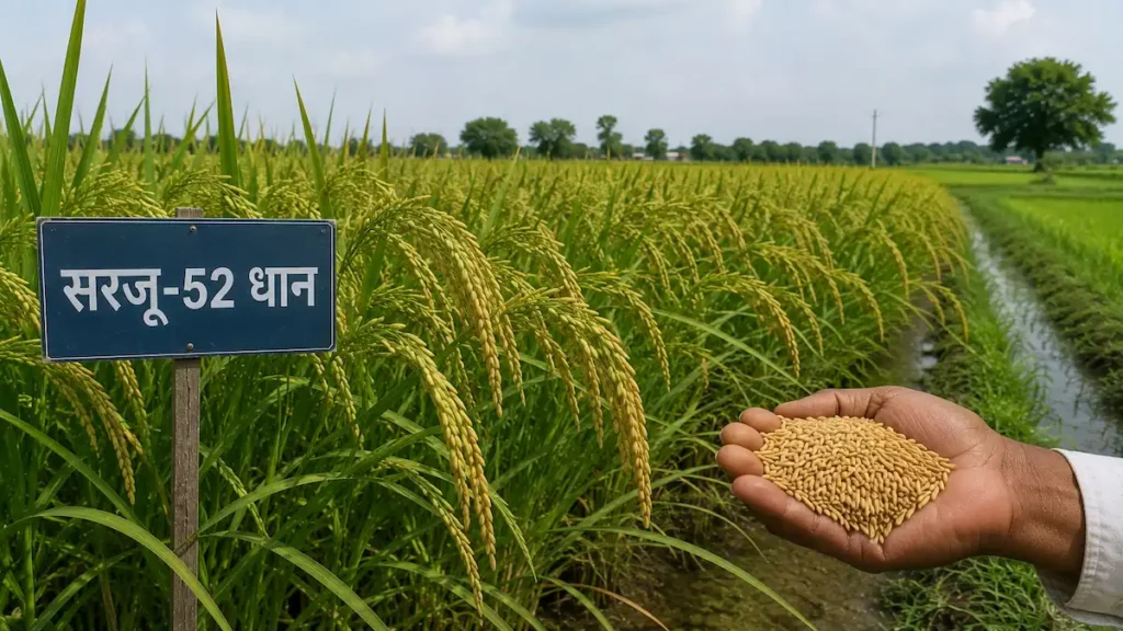सरजू-52, Sarjoo 52 paddy variety